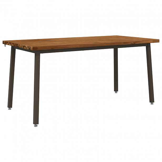 vidaXL Čtvercový jídelní stůl 160 x 80 x 75 cm Masivní akátové dřevo