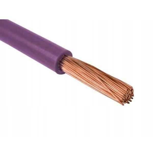 Ohebný kabel H05V-K (LgY) 1x0,5 fialový /2500 m