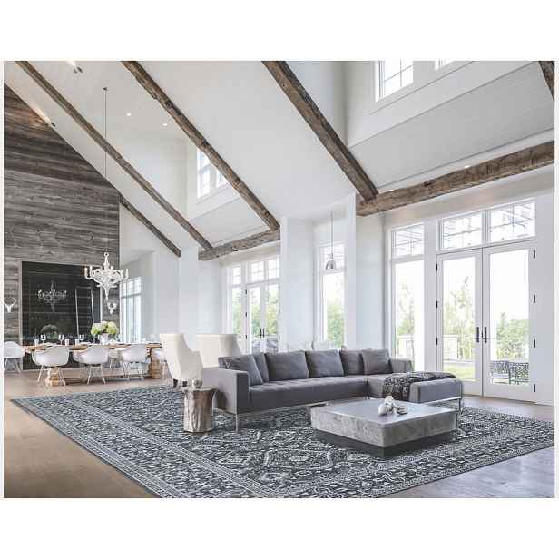 Ručně vázaný kusový koberec Diamond DC-HALI B Grey/silver, 245x305, šedá, chodba / předsíň, Diamond Carpets India