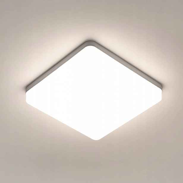Stropní Svítidlo Na Omítku Stropní Svítidlo Led Čtverec 48W 4000K 30CM