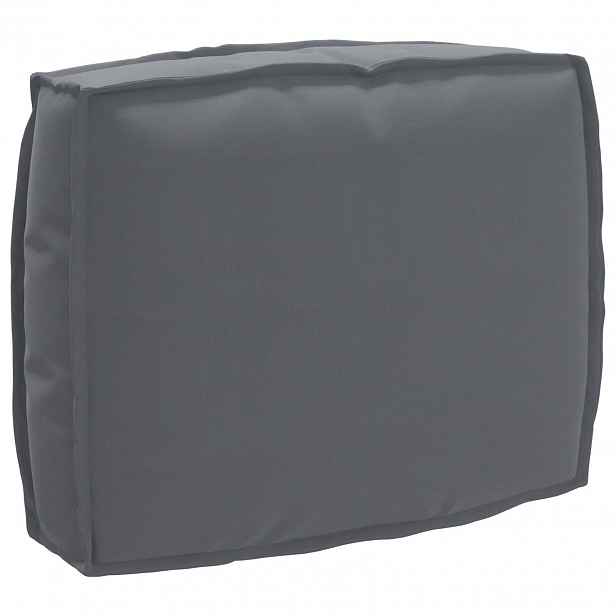 vidaXL Polštář Antracit 50 x 40 x 12 cm Oxford látka