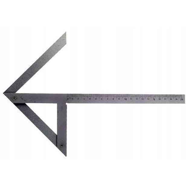 Středící úhelník Limit 200 x 150 mm, úhelník pro určení středu