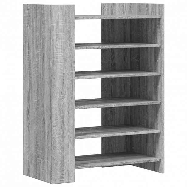 vidaXL Botník šedý sonoma 74,5 x 37,5 x 100 cm kompozitní dřevo