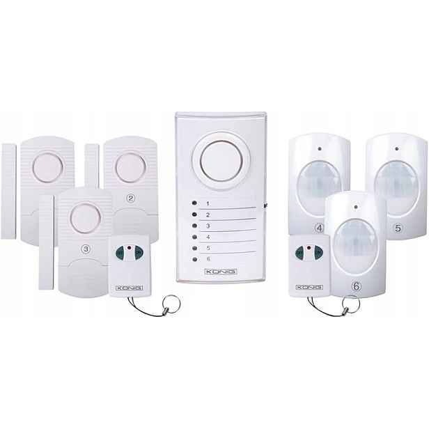 Bezdrátový zabezpečovací systém Konig SAS-ALARM120