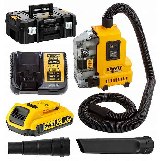 Odsávač prachu vysavač 18V 1x2Ah Xr Bl Tstak DeWALT DWH161D1-QW