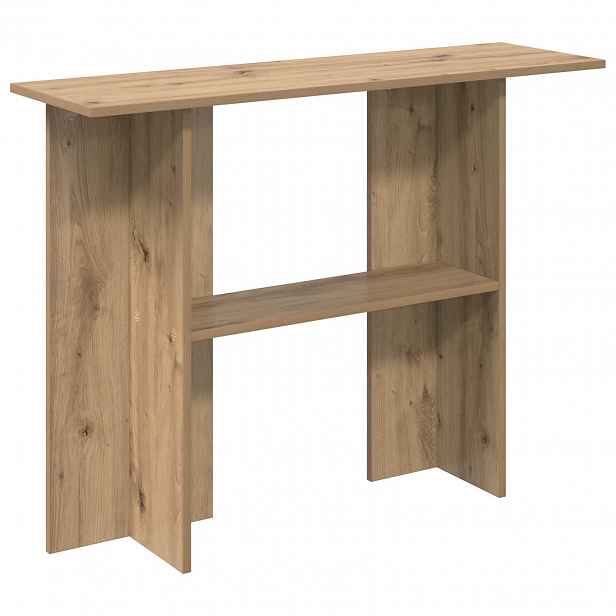 vidaXL Konzolový stolek Dub artisan 100 x 30 x 75 cm Kompozitní dřevo
