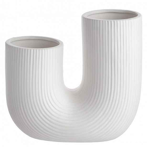 Butlers TUBE Váza rýhovaná 23 cm