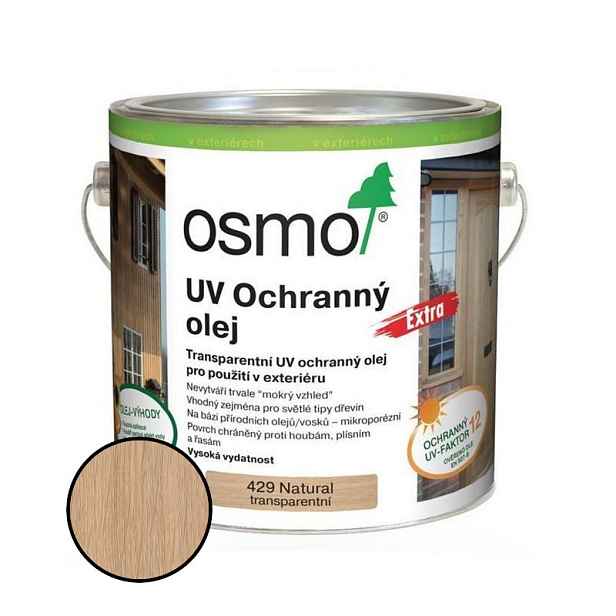 Olej UV ochranný Osmo 429 extra natural, 0,75 l