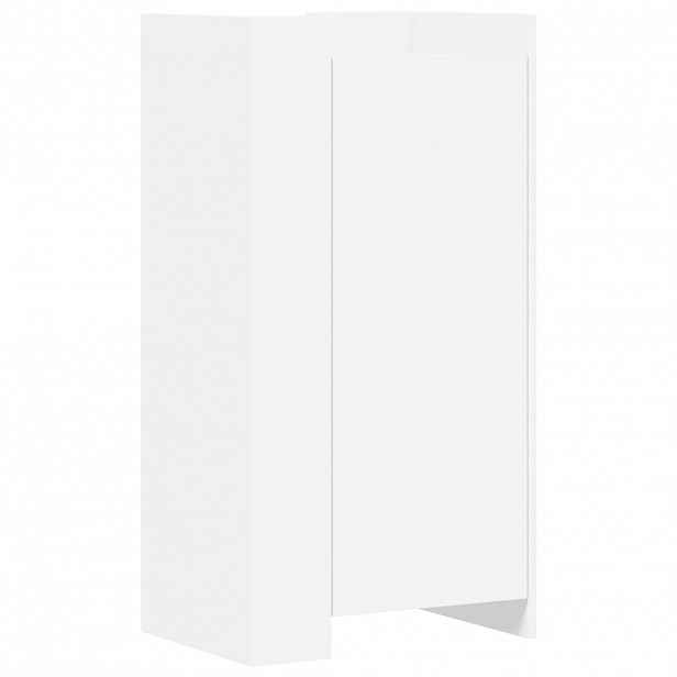 vidaXL Botník bílý 52 x 37,5 x 100 cm kompozitní dřevo