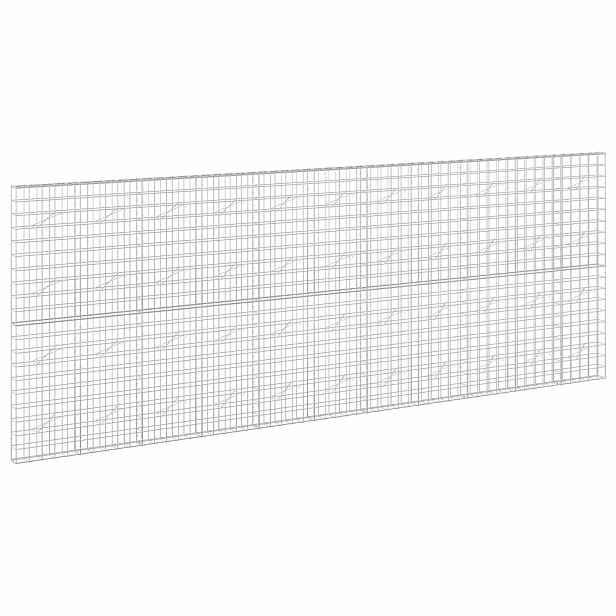 vidaXL Gabion s drátem 3,5 mm a síťkou 10x10 cm 550x10x200 cm