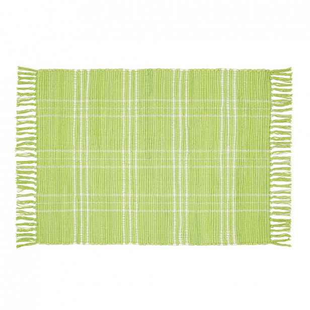 XXXLutz RUČNĚ TKANÝ KOBEREC, 60/90 cm, zelená Boxxx - Vlněné koberce - 006767012292