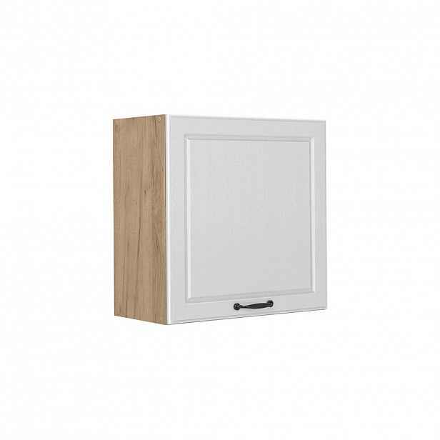 Vicco VĚŠÁK NA STĚNU R-Line, Bílý venkovský dům/Zlatý mocný dub, 60 cm s 1 dvířky