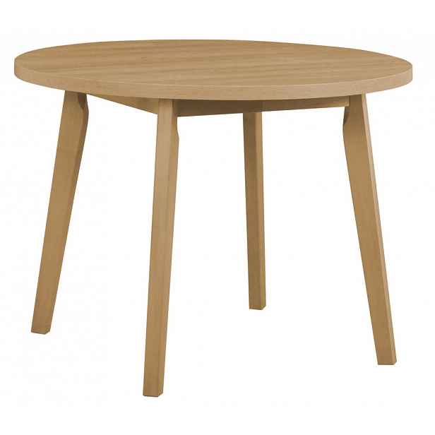 Kulatý jídelní stůl Norveg 100 cm, dub grandson