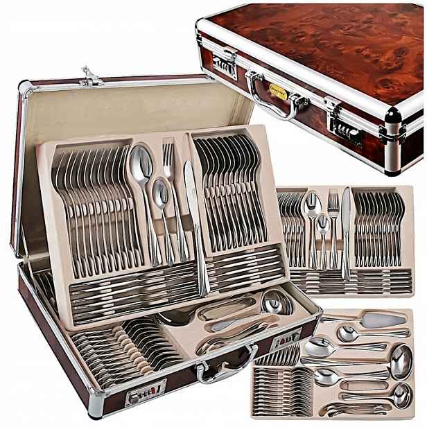 Sada příborů Kufr 72 El Satén Krischner Elegance Premium