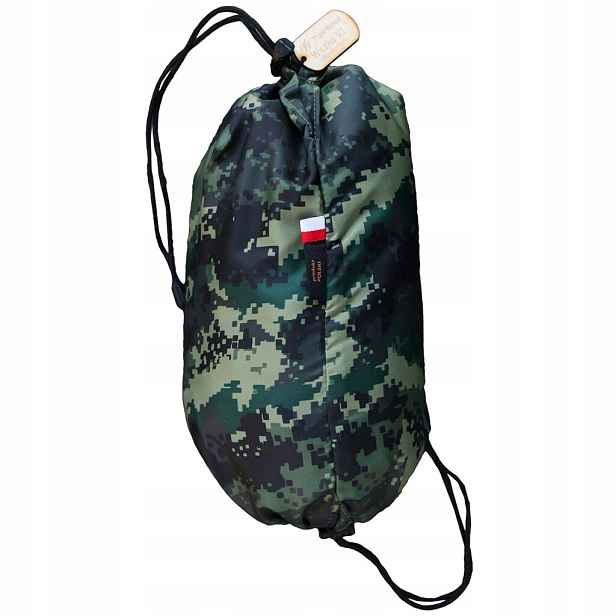 Turistická táborová houpací síť TigerWood Vážka V1 Double Zip s moskytiérou Camo