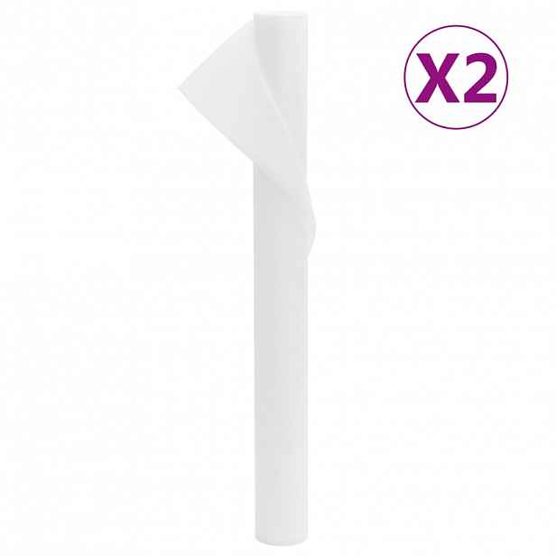 vidaXL Ochranná textilie na rostliny 2 role 70 g/m² 10 x 1,6 m