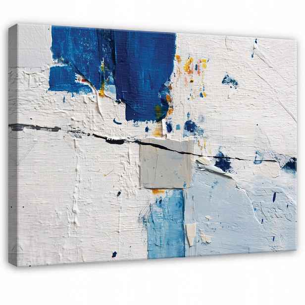 Wallarena OBRAZ NA PLÁTNĚ Abstraktní Morceau Gray 60x40 cm