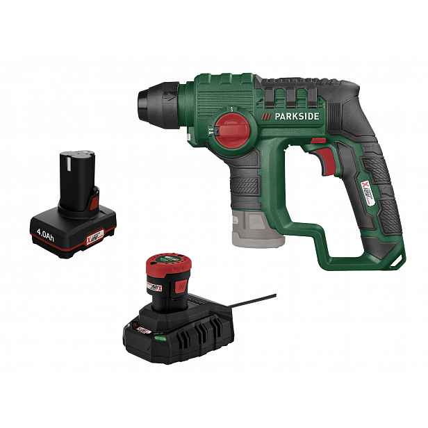 Parkside® Aku vrtací kladivo Pbha 12 A1, 2 Ah a 4 Ah