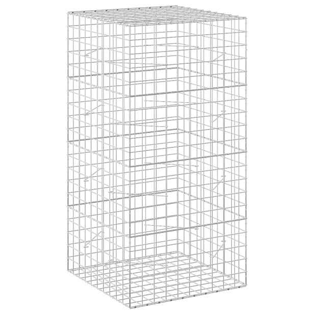 vidaXL Gabion s drátem 3,5 mm a síťkou 10x10 cm 100x100x200 cm