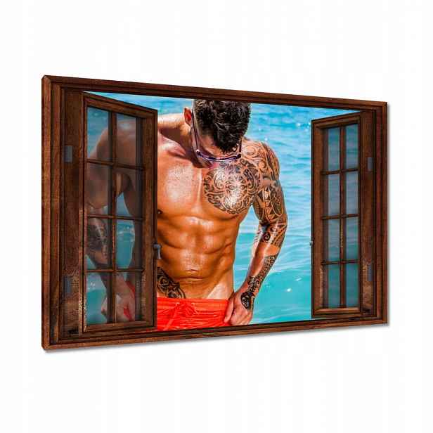 Obrazy 90x60 Chlapec Klata Tors