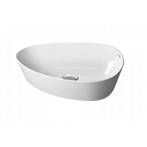 Duravit Cape Cod - Asymetrická umyvadlová mísa 50x41 cm, DuraCeram, matná bílá 2339503200