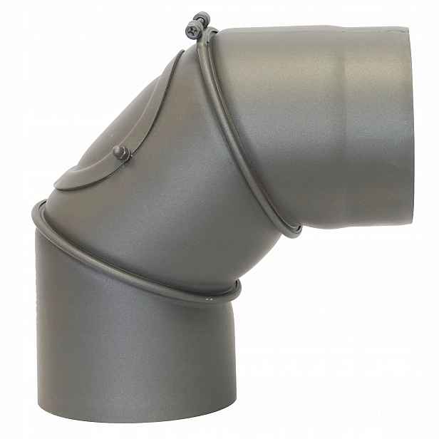 Kouřové koleno komínové nastavitelné 90° fi 250 mm