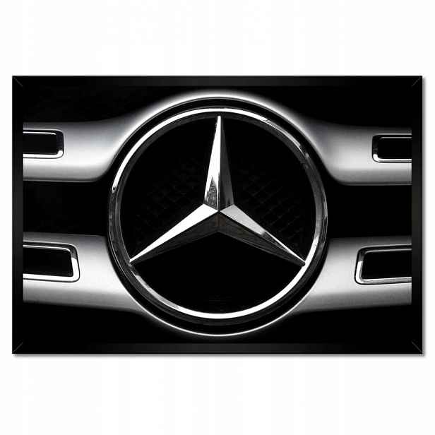 Plakáty v rámu 60x40 Mercedes Černobílé Bw
