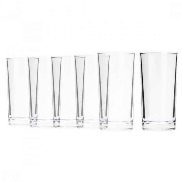 Sada 6 nápojových sklenic 250 ml, sklenice - Borgonovo