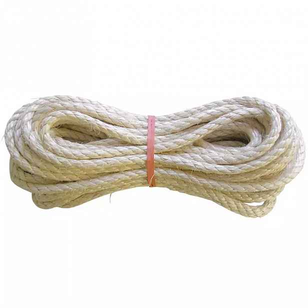 Sisal lano stáčené 8 mm 15 m