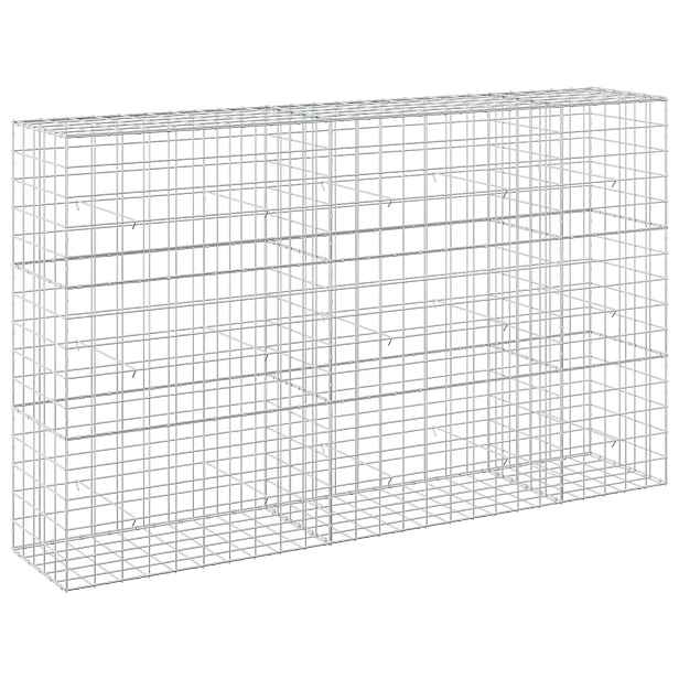 vidaXL Gabion s drátem 3,5 mm a síťkou 10x10 cm 250x50x150 cm