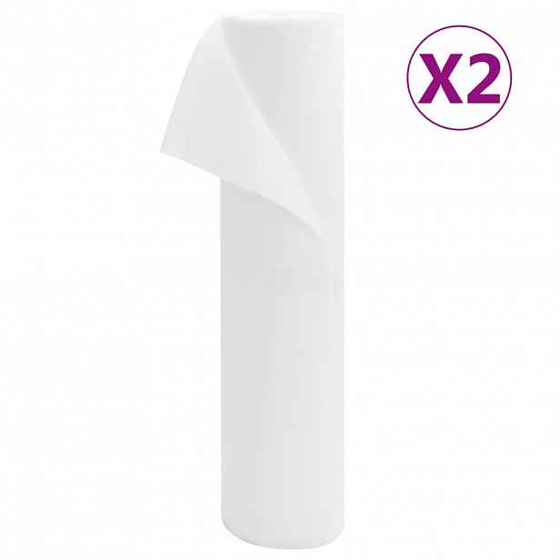 vidaXL Ochranná textilie na rostliny 2 role 70 g/m² 50 x 1,6 m