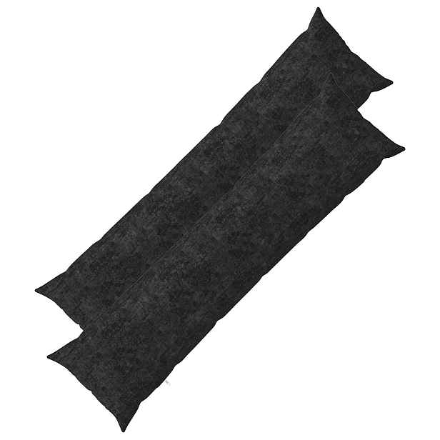 vidaXL Odhazovací polštář 2 ks HEERLEN Antracitová 40 x 145 cm