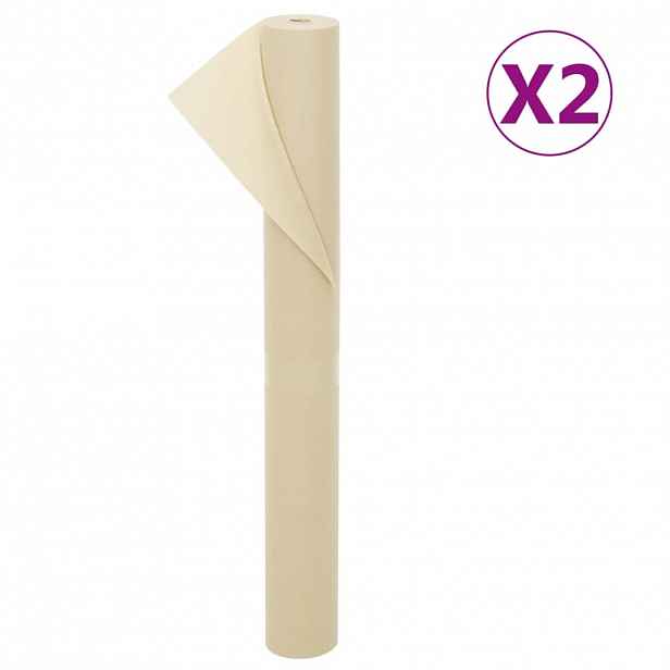 vidaXL Ochranná textilie na rostliny 2 role 70 g/m² 10 x 1,6 m