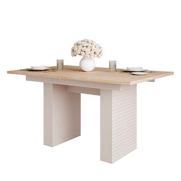 Idohome JÍDELNÍ STŮL LUSSO rozkládací 140/90/75 cm, dub