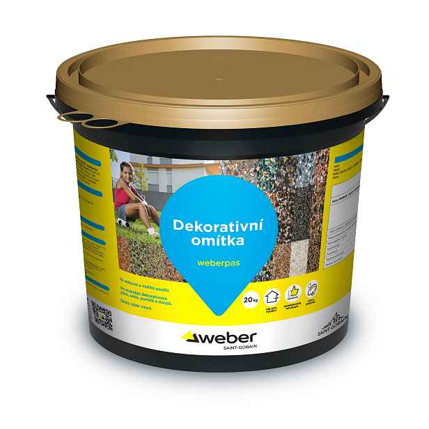 Omítka dekorativní weberpas design sand OSSF 20 kg