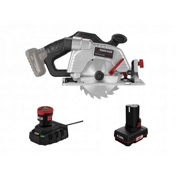 Parkside Performance® Aku ruční okružní pila Phksap 12 B2, 2 Ah a 4 Ah