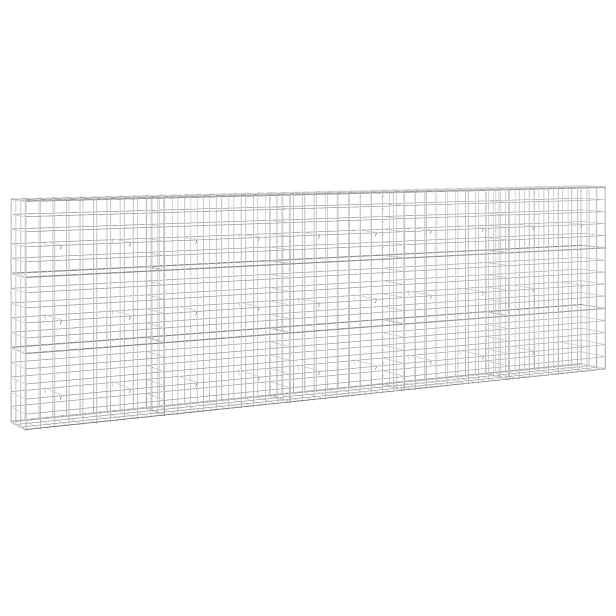 vidaXL Gabion s drátem 3,5 mm a síťkou 10x10 cm 500x30x150 cm