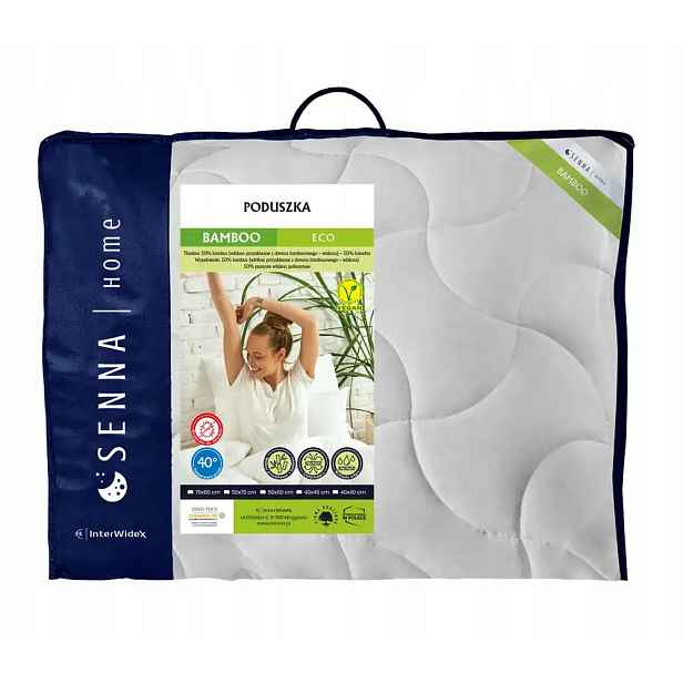 Inter Widex Polštář Bamboo Bílý 50x60 600g