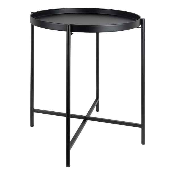 Kovový kulatý odkládací stolek ø 40 cm Meseta  – Leitmotiv