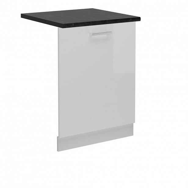 Vicco PŘEDNÍ PANEL R-Line Bílá vysoký lesk 60 cm , PD Antracit