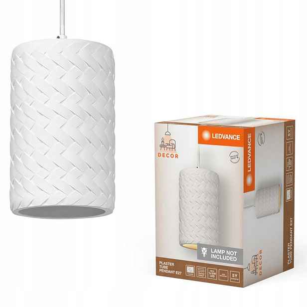 Závěsné Stropní Svítidlo Dekorativní E27 Převis Bílý Decor Ledvance