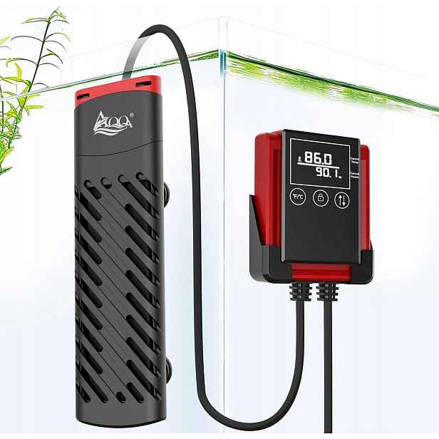 Akvarijní Ohřívač 200 W S Termostatem A Led Displejem Pro Akvária