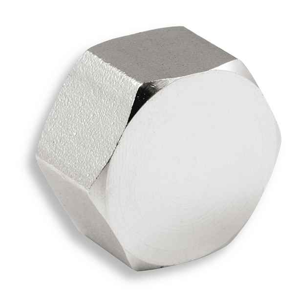 Ferro Chromované víčko 1/2" - vnitřní závit, šestihran