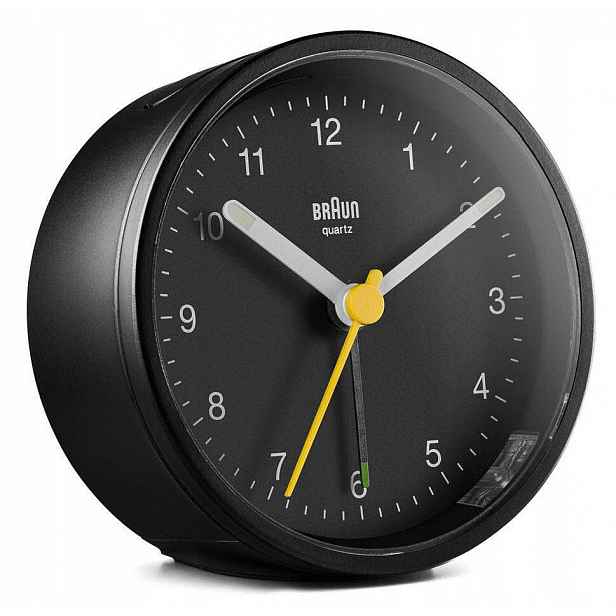 Klasický Budík Braun BC12B Alarm Zdřímnutí Podsvěcení
