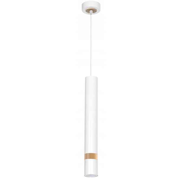 Milagro závěsná lampa Joker MLP6301 1x40W GU10 bílá světlé dřevo