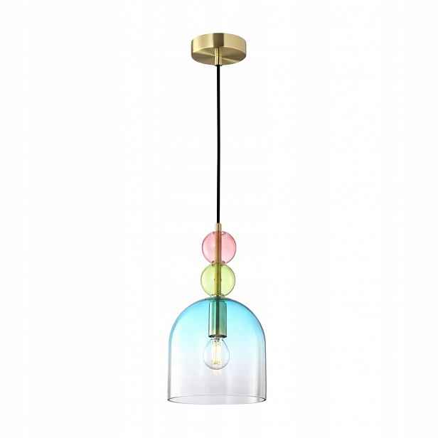 Závěsná Led stropní lampa Manso E14 40W Nastavitelná výška Skleněná Italux