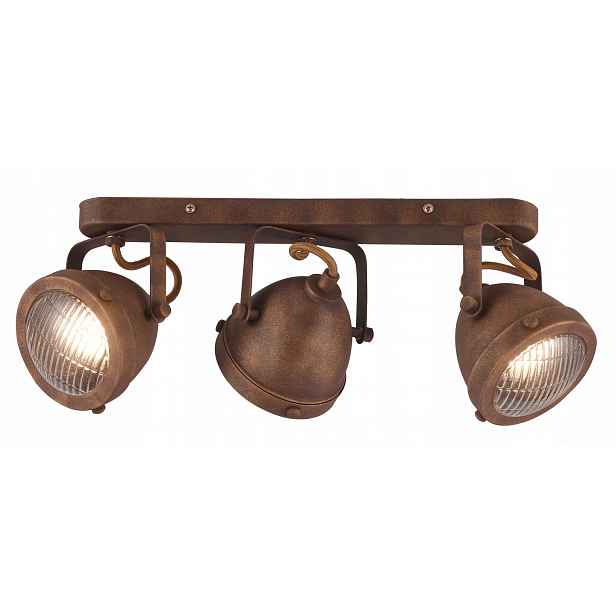 Lampa rezavá lišta 3XGU10 40W Frodo Candellux