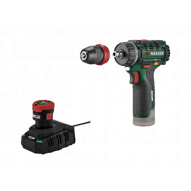 Parkside® Aku vrtací šroubovák Pbsa 12 F5, 2 Ah