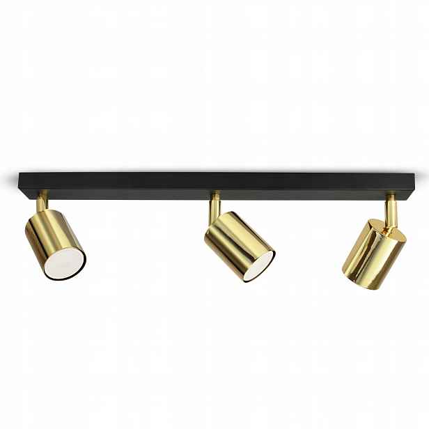 Stropní Svítidlo Lustr Stropní Svítidlo Spot 571-BG3 GU10 Led Black & Gold Edition