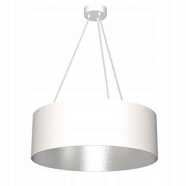 Kruhová závěsná lampa bílá 3xE27 70 cm Robin MLP4482 Eko-light